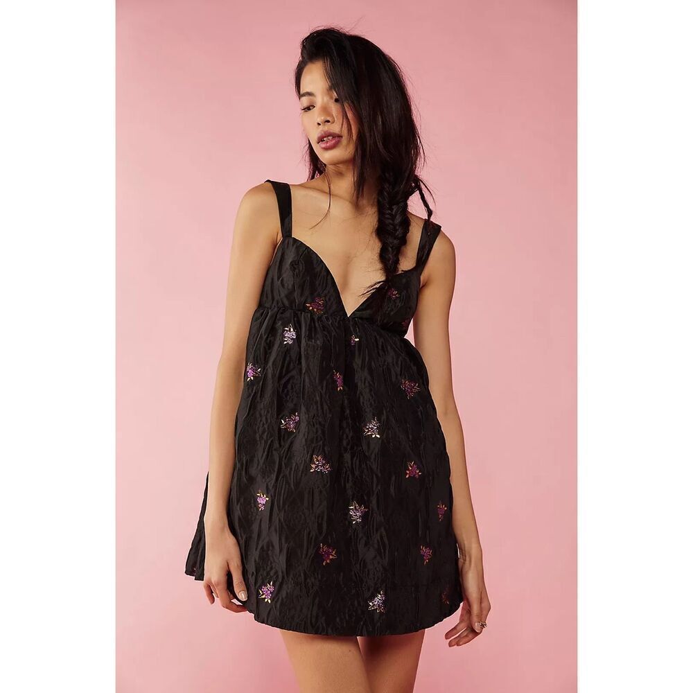 NWT For Love & Lemons Sachi Mini Dress Size Small